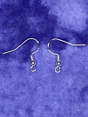 Small 925 silver French ear wires