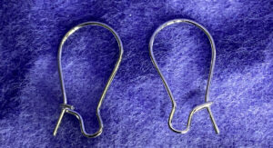 Small SS Kidney ear wires