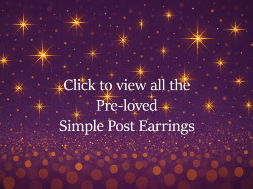 Pre-loved Simple Post Earrings