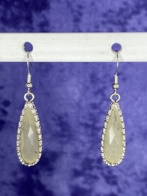 Pre-loved Smokey quartz earrings