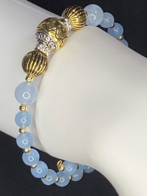 Newly Designed healing bead memory wire bracelet
