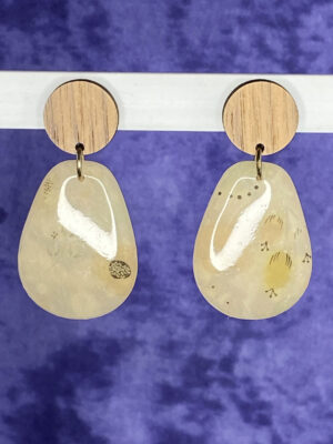 Pre-loved Daizy and Dot earrings for sensitive ears
