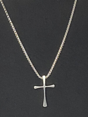 Pre-loved SS chain with cross pendant