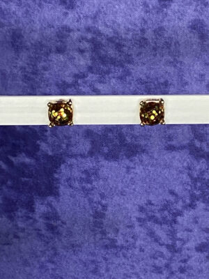 Pre-loved gold tone THEA post earrings