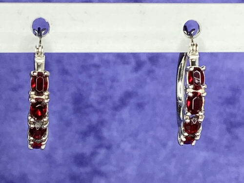 Vintage Avon January birthstone earrings