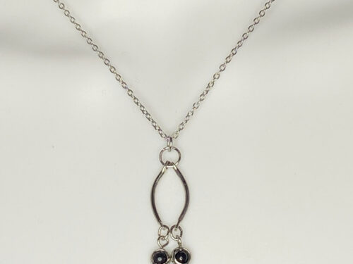 ND black onyx 3 pc necklace set