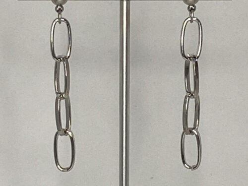 ND Paper clip chain earrings