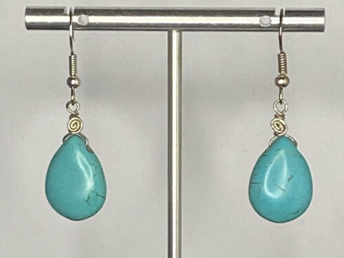 Pre-loved Artisan turquoise earrings