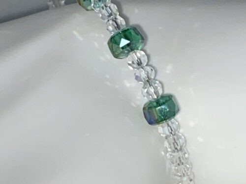 ND Memory wire focal bracelet