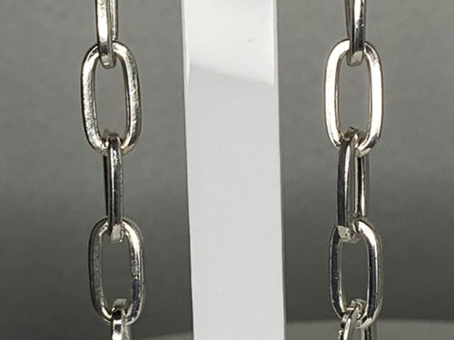 ND Upcycled paperclip chain duster earrings