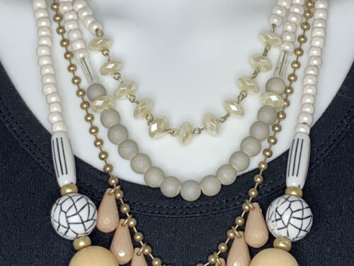 Pre-loved Plunder 4-strand necklace