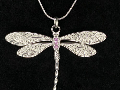 ND Dragon fly pendant necklace