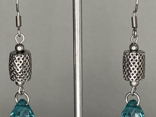 ND Upcycled beaded earrings