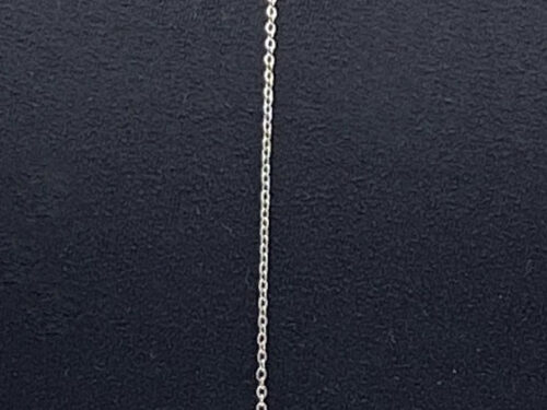 Pre-loved Silver tone rhinestone long stick necklace