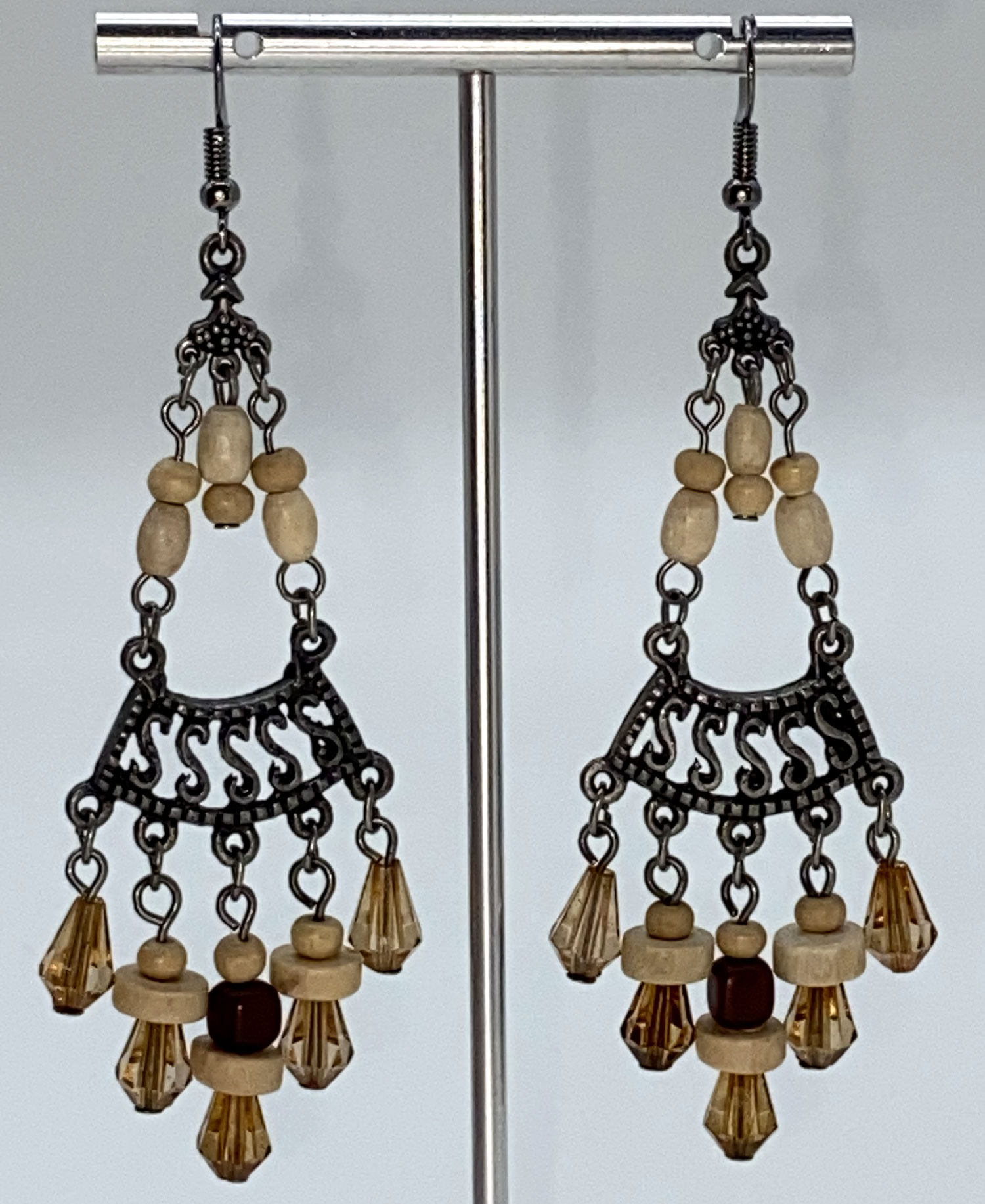 Pre-loved Boho chandelier earrings
