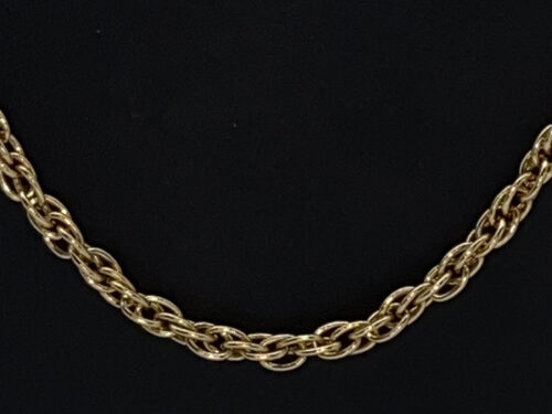 Pre-loved Gold tone 6mm oval link chain necklace