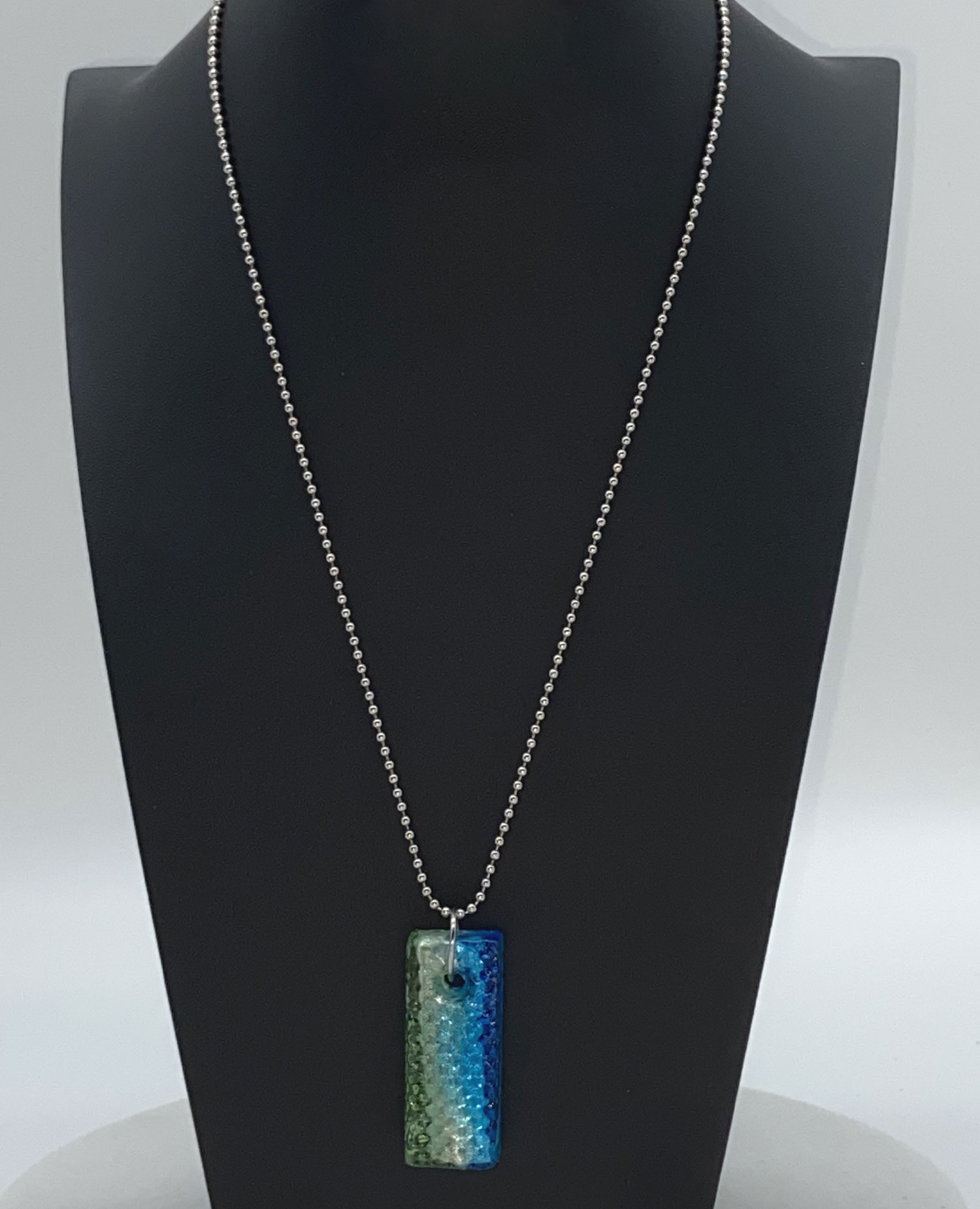 ND Upcycled glass pendant necklace - Image 2